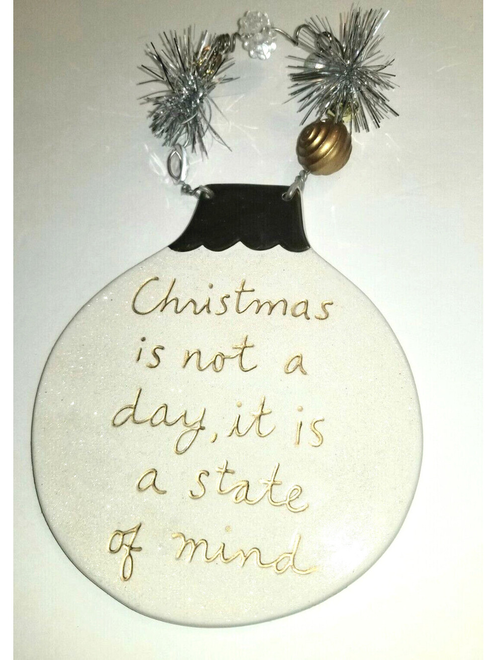 Dept 56 Sandra Magmasen Wall Decor Christmas Ornament Nice Size!
